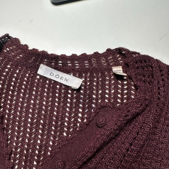 Doen Rosie Dress - XS - Burgundy - Picture 5 of 5